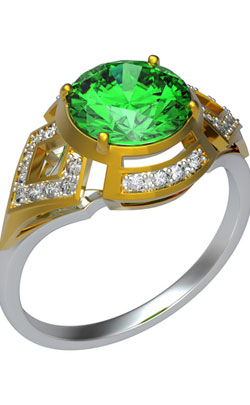 20th year gemstone theme emerald image