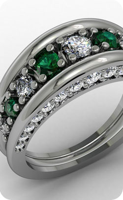 35th year anniversary appropriate gemstone emerald image