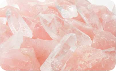 2nd year wedding anniversary gemstone list mentions rose quartz