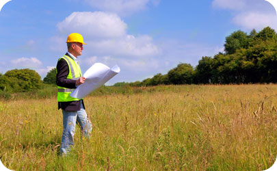 Man with a plan on land to represent the 41st year anniversary theme