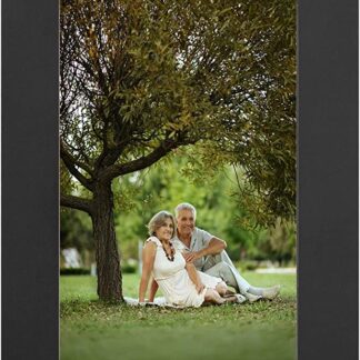 45th Anniversary - Laser Engraved Anodized Aluminum Hanging/Tabletop Wedding Photo Picture Frame